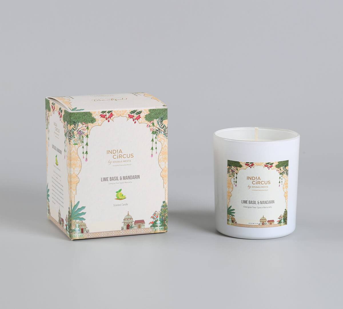 India Circus by Krsnaa Mehta Citrus Zest Jar Candle