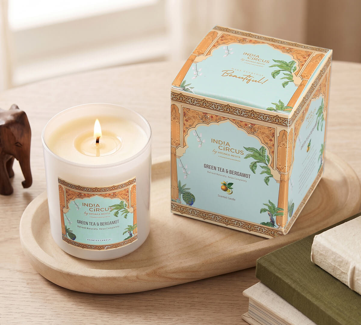 India Circus by Krsnaa Mehta Spicy Citrus Jar Candle