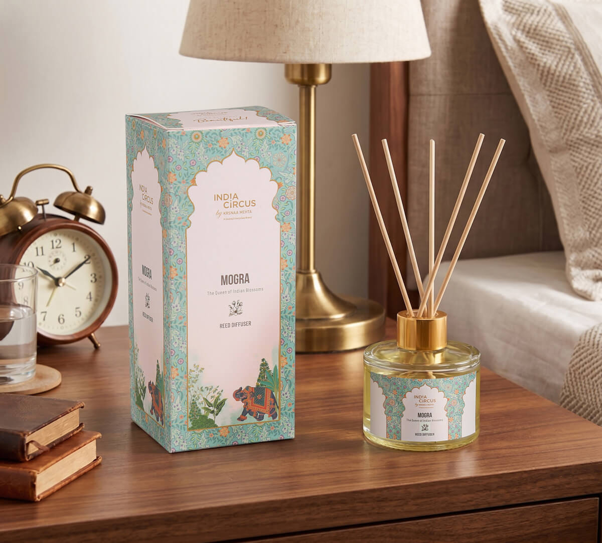 India Circus by Krsnaa Mehta Jasminium Reed Diffuser Set