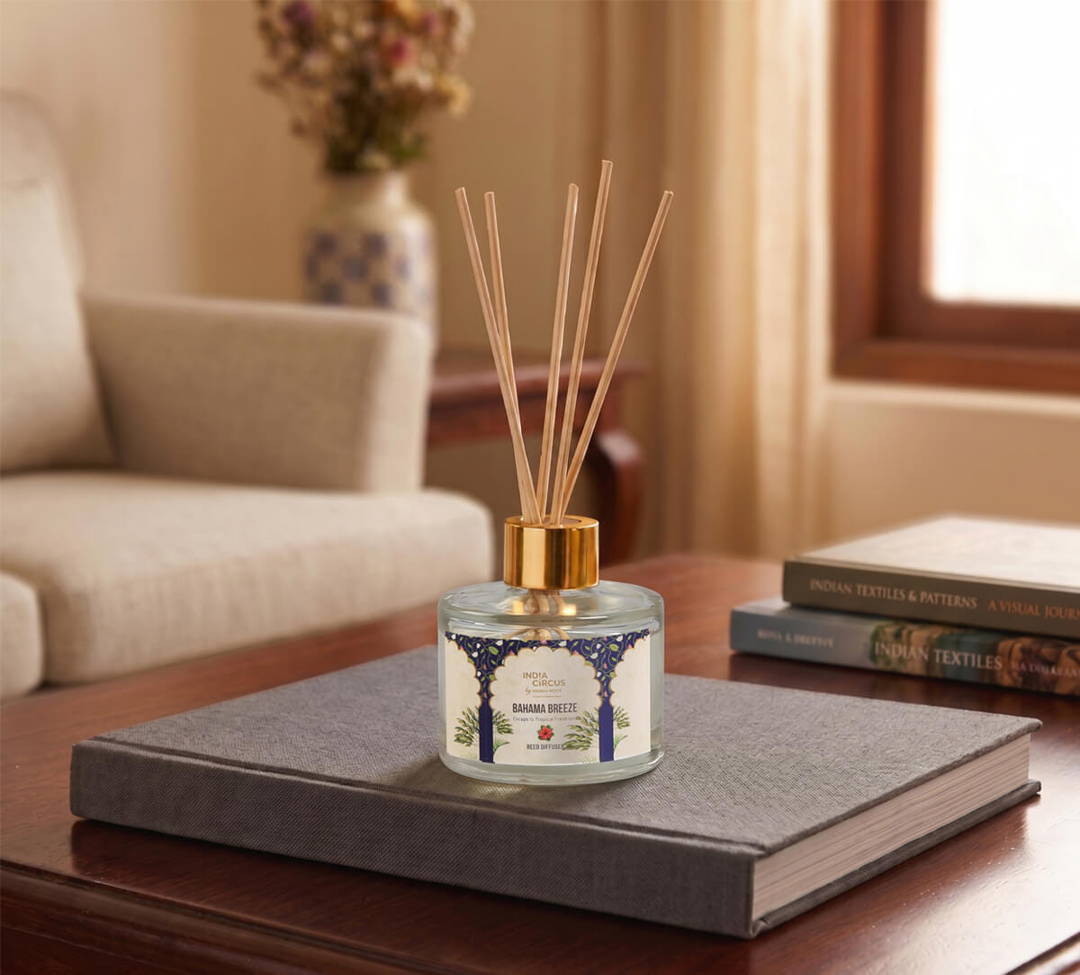 India Circus by Krsnaa Mehta Island Drama Reed Diffuser Set
