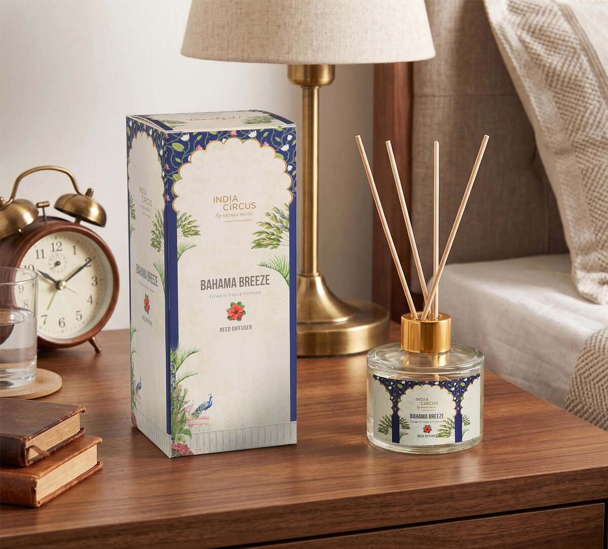 India Circus by Krsnaa Mehta Island Drama Reed Diffuser Set