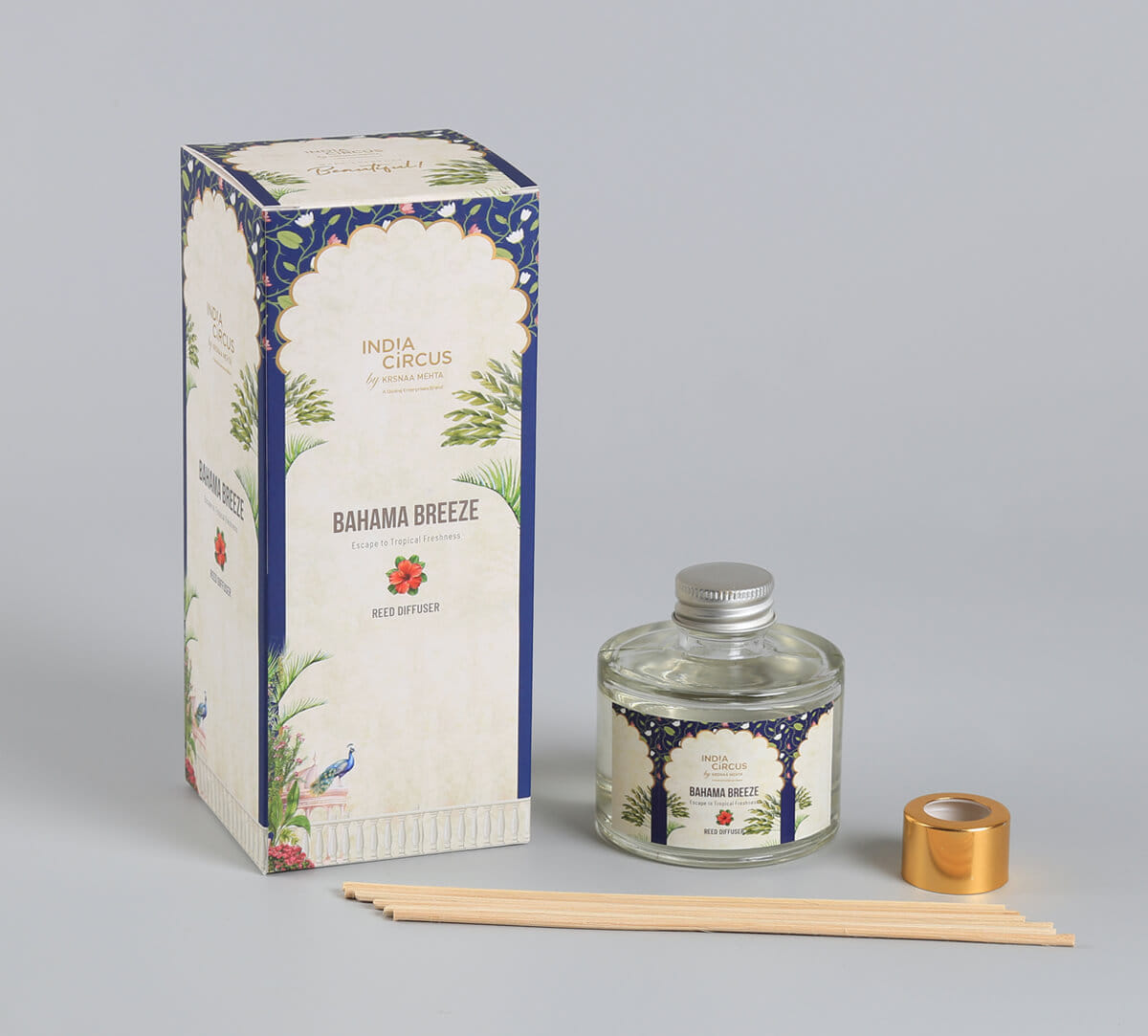 India Circus by Krsnaa Mehta Island Drama Reed Diffuser Set