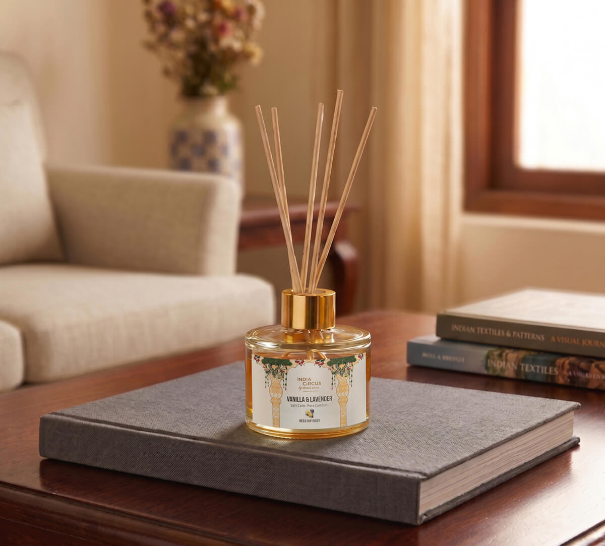 India Circus by Krsnaa Mehta Vanilla Reed Diffuser Set