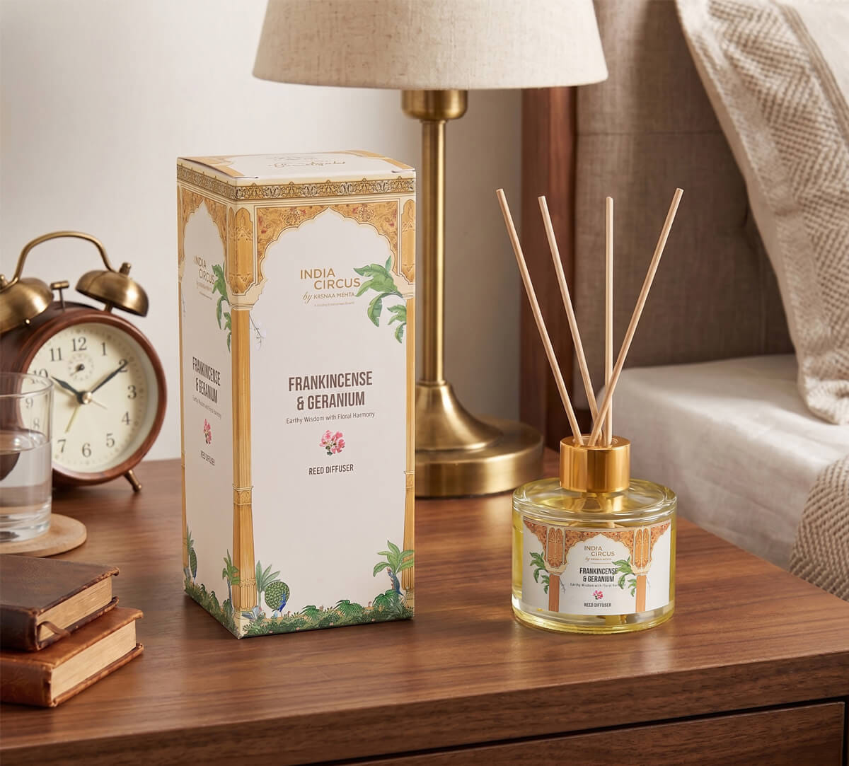 India Circus by Krsnaa Mehta Floral Notes Reed Diffuser Set