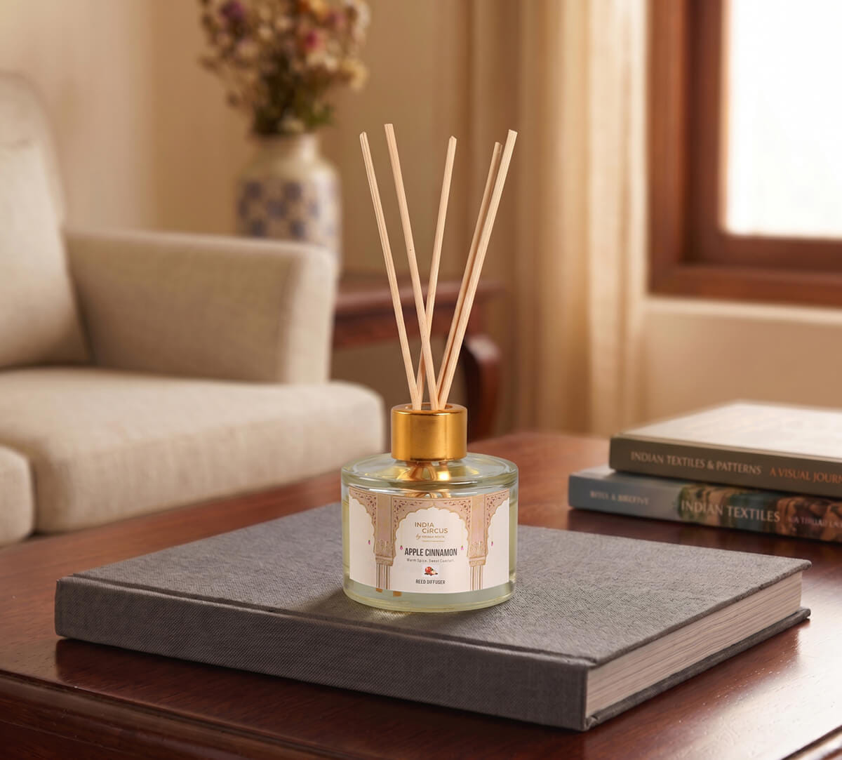 India Circus by Krsnaa Mehta Apple Cinnamon Reed Diffuser Set