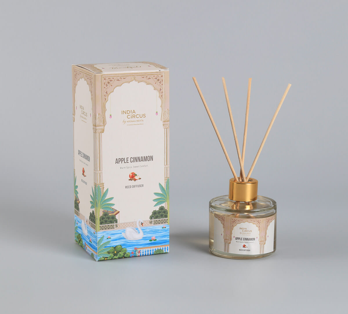 India Circus by Krsnaa Mehta Apple Cinnamon Reed Diffuser Set