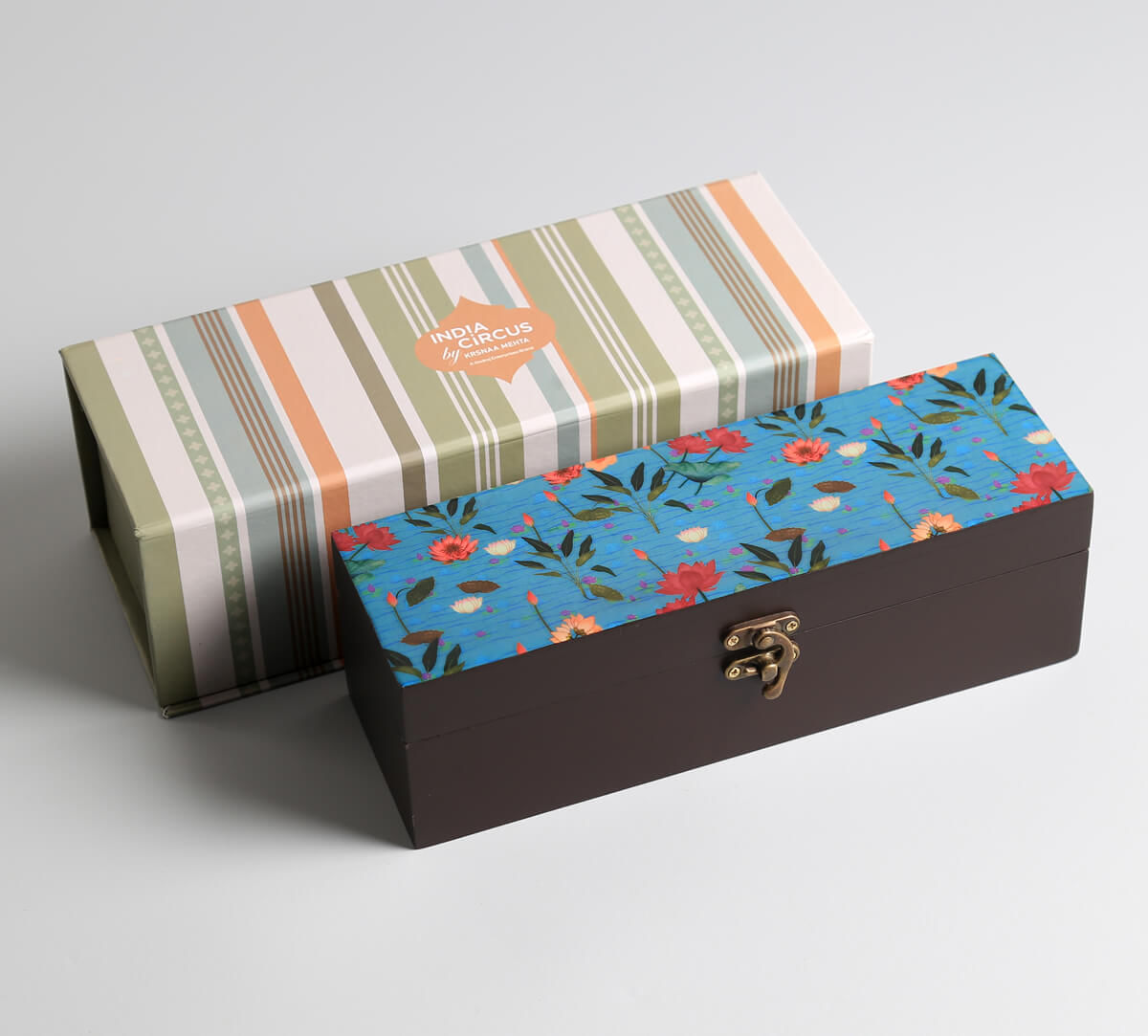 India Circus by Krsnaa Mehta Blossomy Mosaic Tea Bag Orgainser