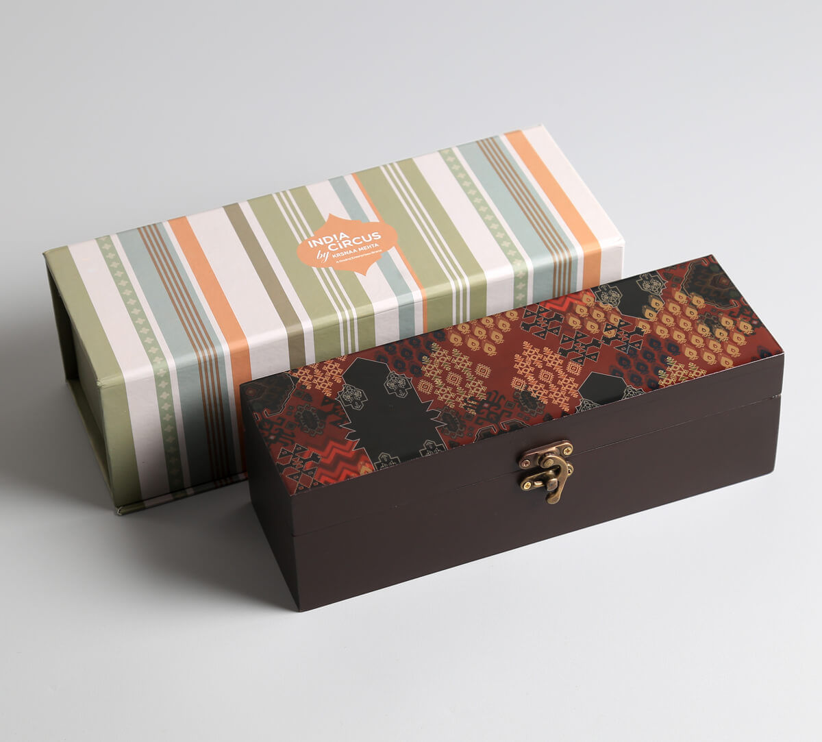 India Circus by Krsnaa Mehta Heritage Haven Tea Bag Orgainser