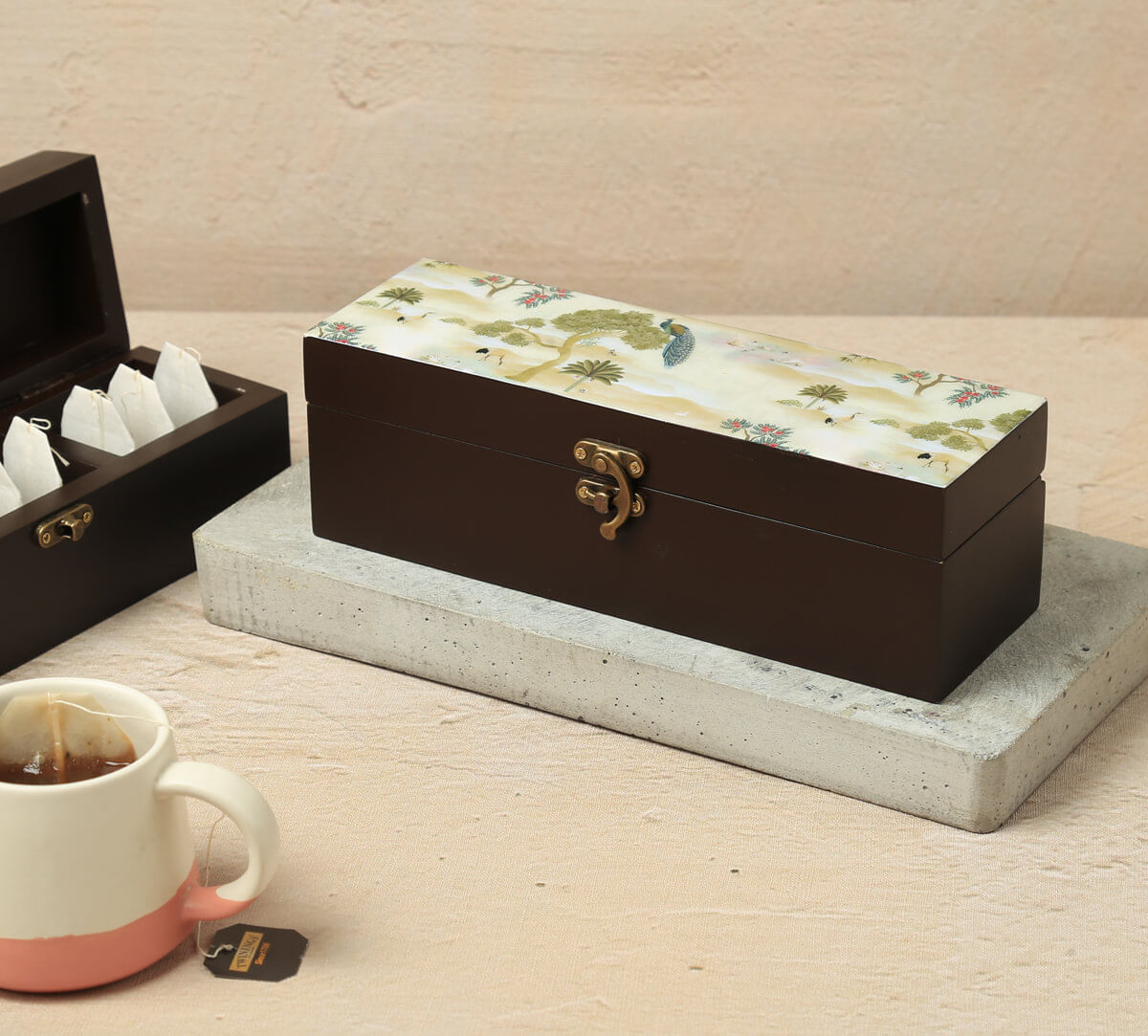 India Circus by Krsnaa Mehta Bird Oasis Tea Bag Orgainser