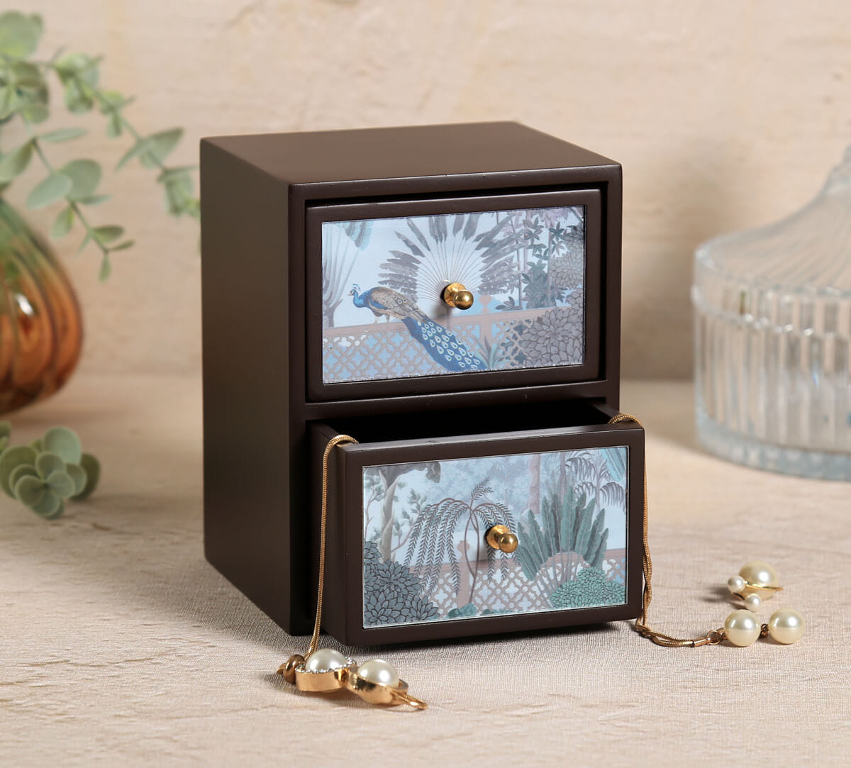 India Circus by Krsnaa Mehta Blooming Meadow Small Chest of Drawer