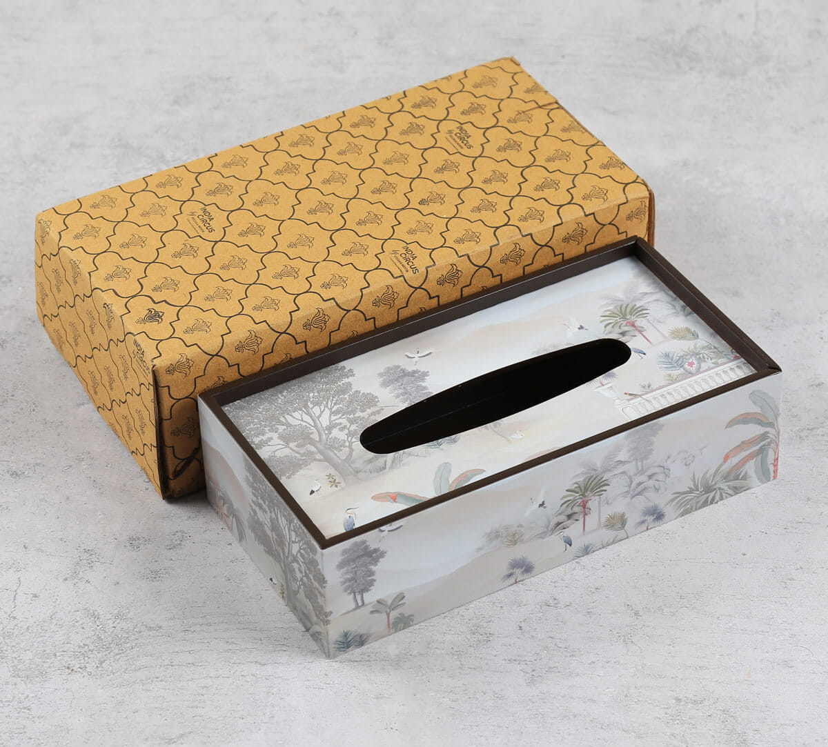 India Circus by Krsnaa Mehta Mirage of Paradise Tissue Box Holder