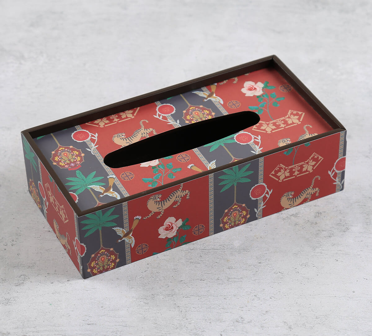 India Circus by Krsnaa Mehta Playful Paradise Tissue Box Holder