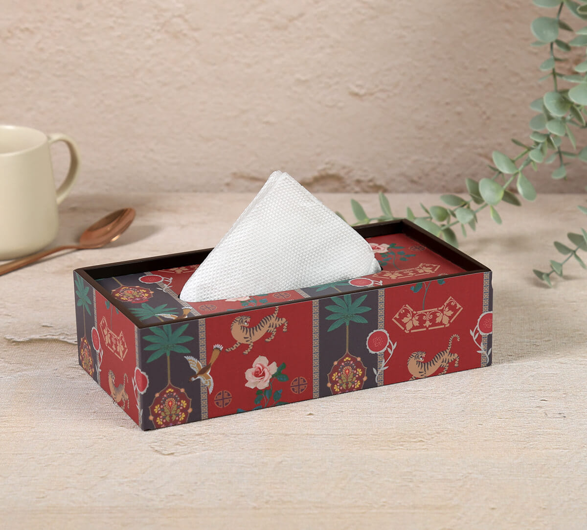 India Circus by Krsnaa Mehta Playful Paradise Tissue Box Holder