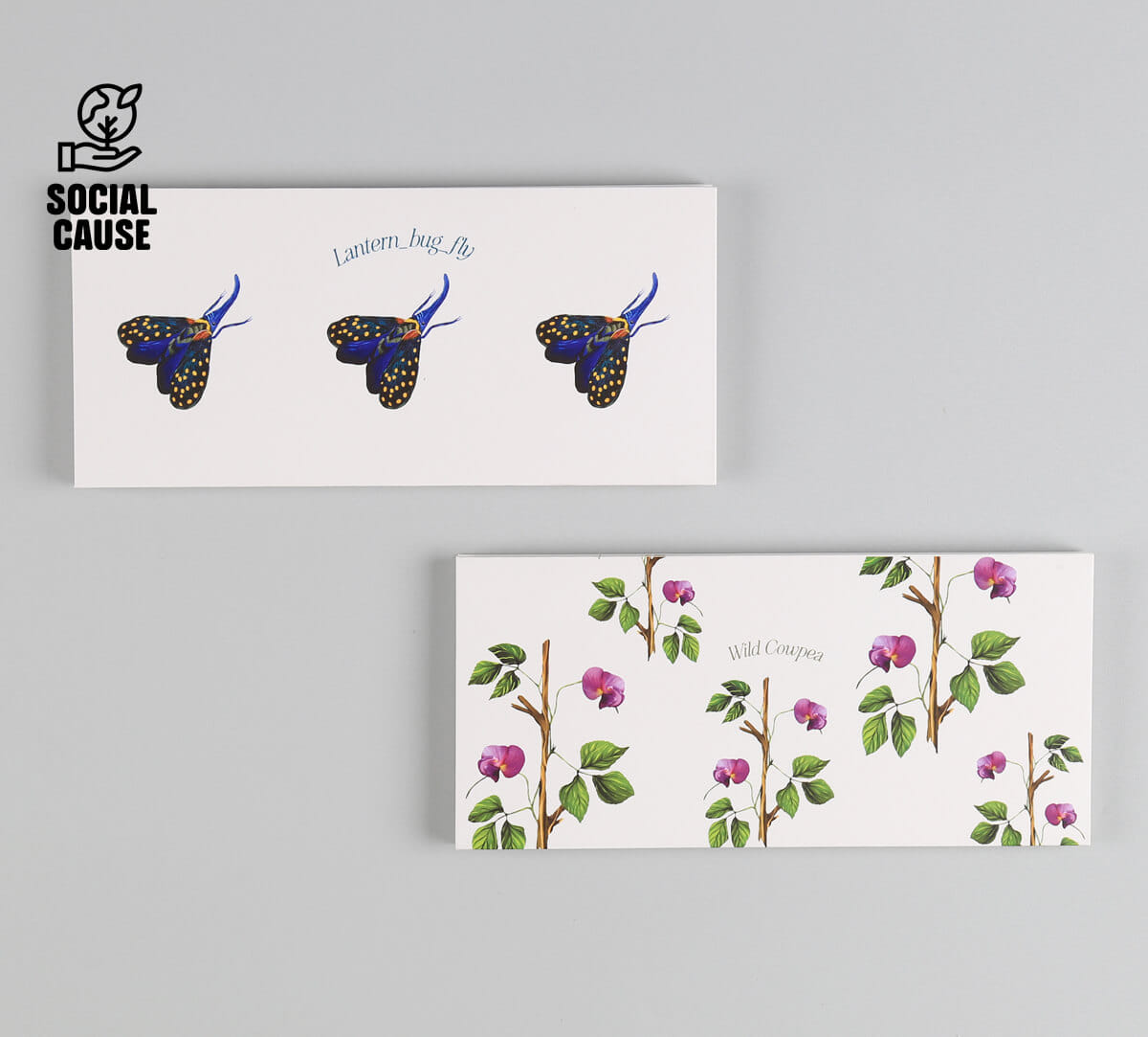 NGCPR Collection - Pea and Pansy Money Envelope Set of 6