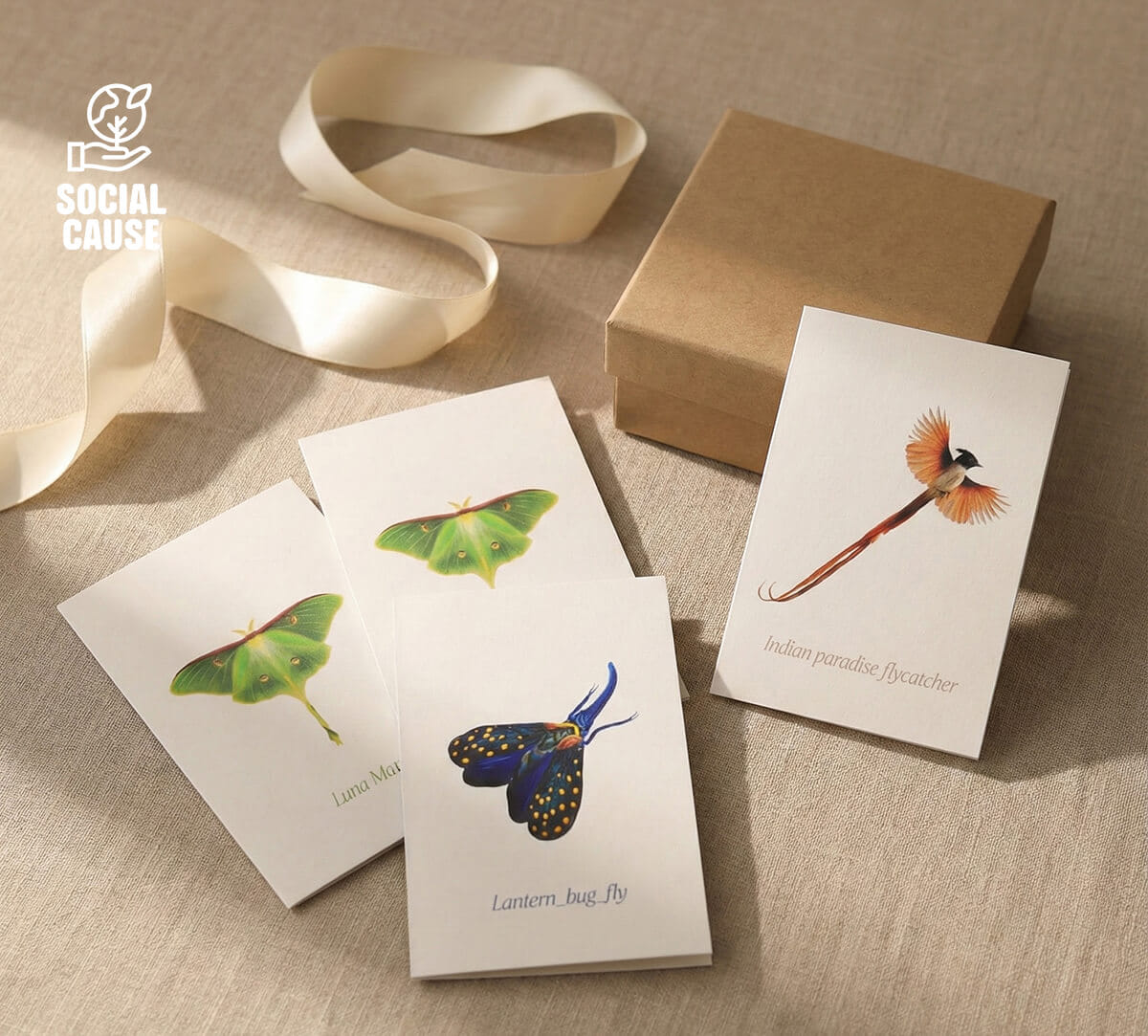 NGCPR Collection - Birds and Bugs Gift Tags Set of 6