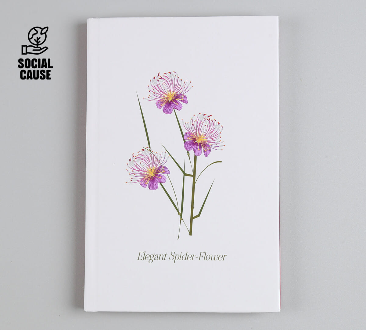 NGCPR Collection - Elegant Spider Flower Hardbound Notebook