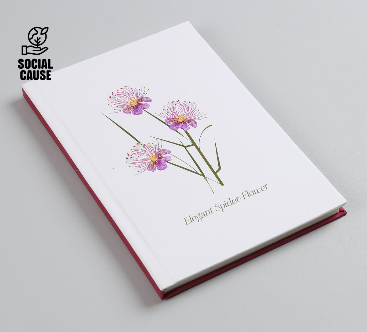 NGCPR Collection - Elegant Spider Flower Hardbound Notebook