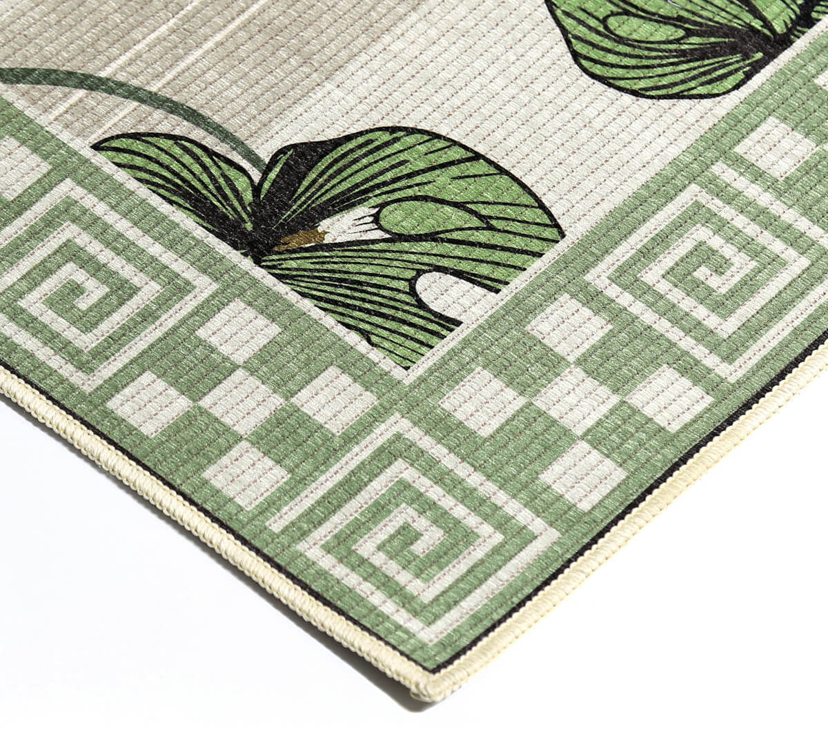 India Circus by Krsnaa Mehta Parallel Palmates Rug