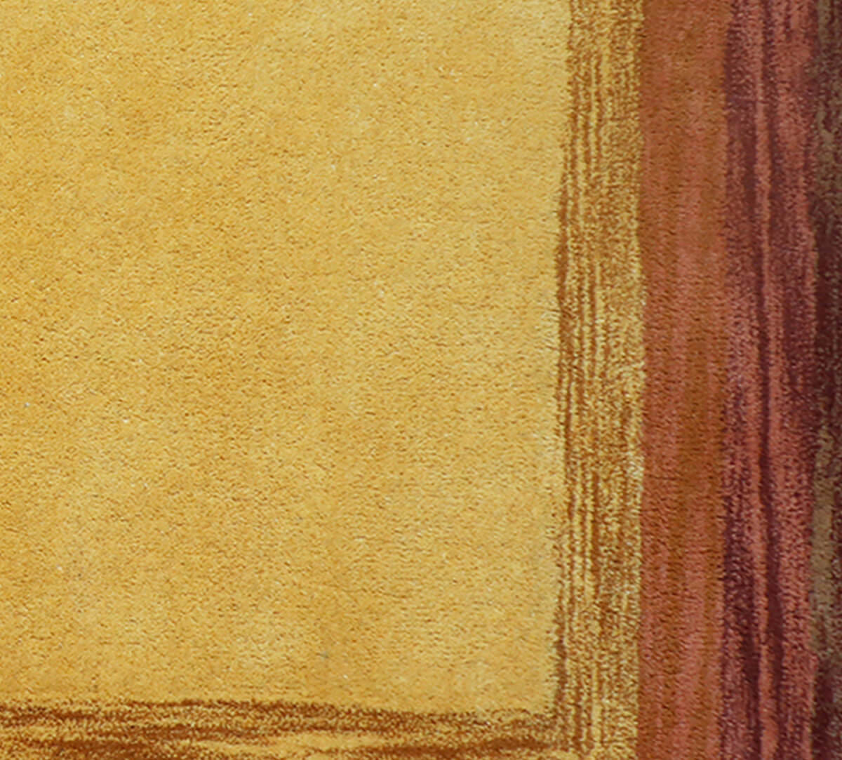 India Circus by Krsnaa Mehta Warm Repeating Rectangles 4ft x 6ft Rug