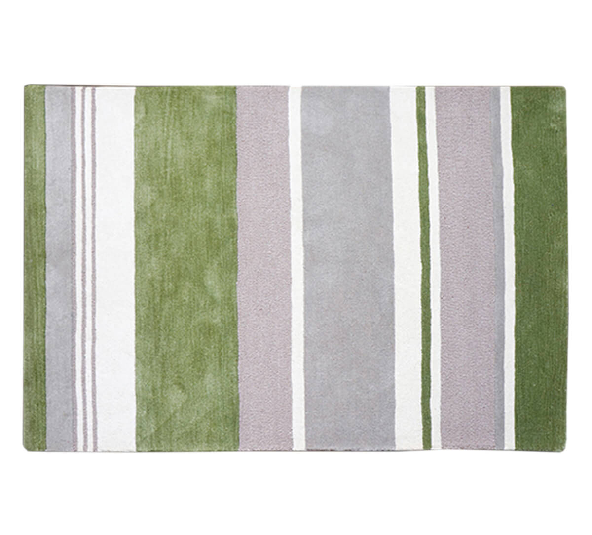 India Circus by Krsnaa Mehta Sage and Gray 4ft x 6ft Rug