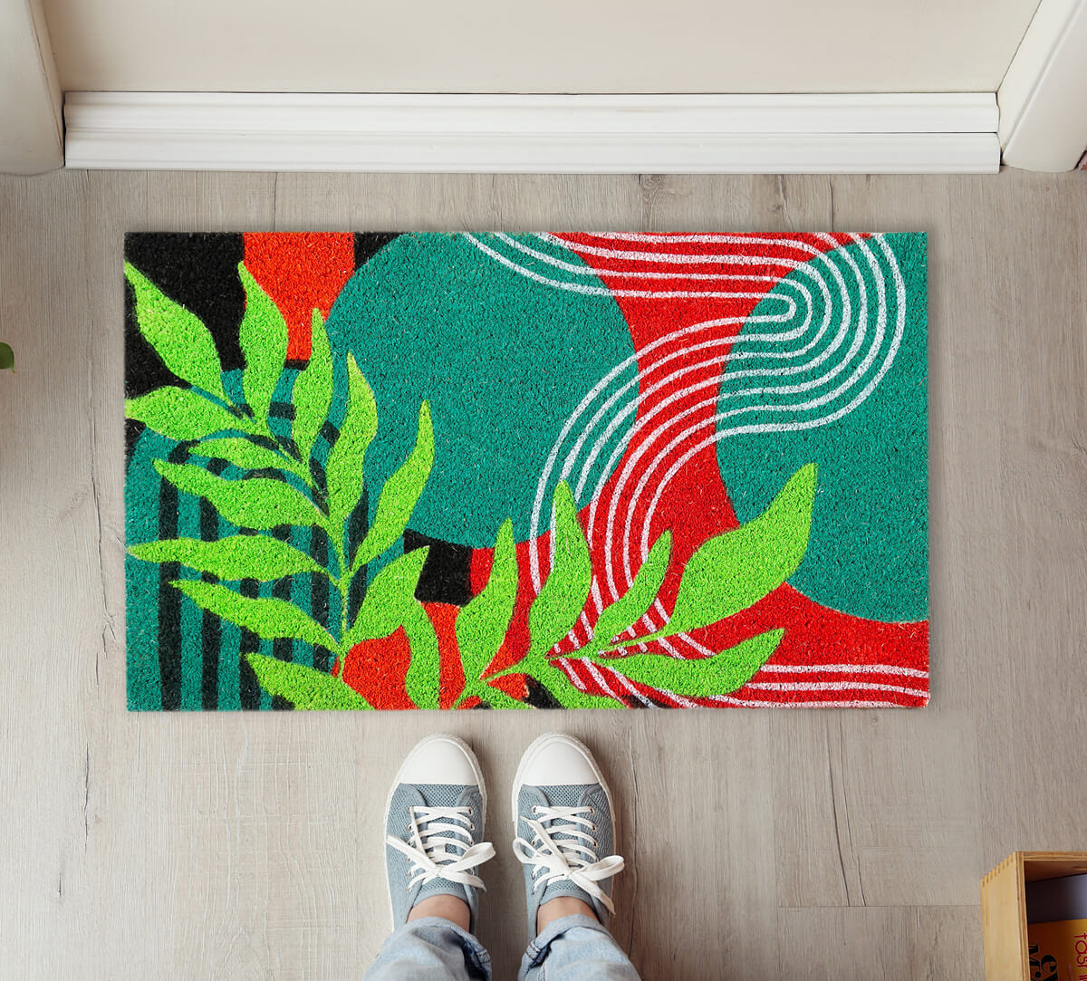 India Circus by Krsnaa Mehta Foliage Movement Doormat