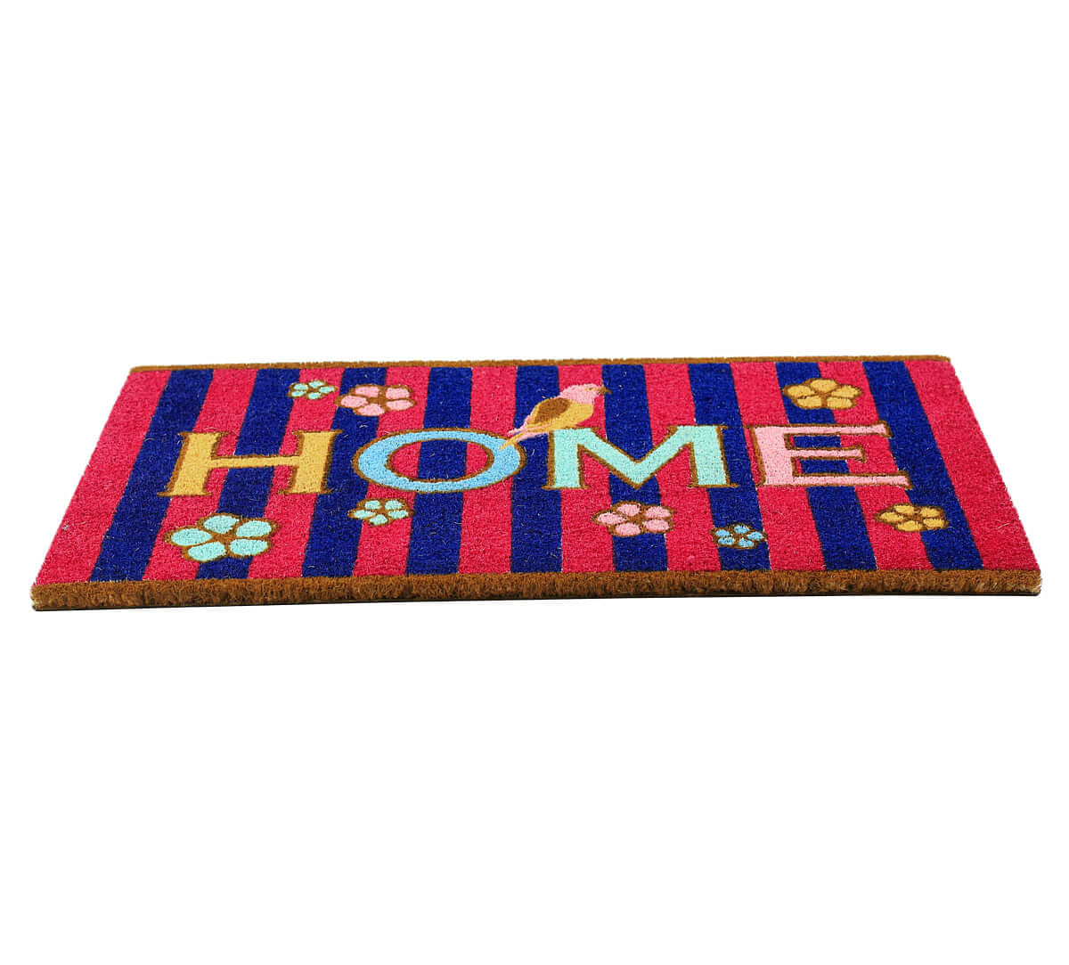 India Circus by Krsnaa Mehta Striped Florals Doormat