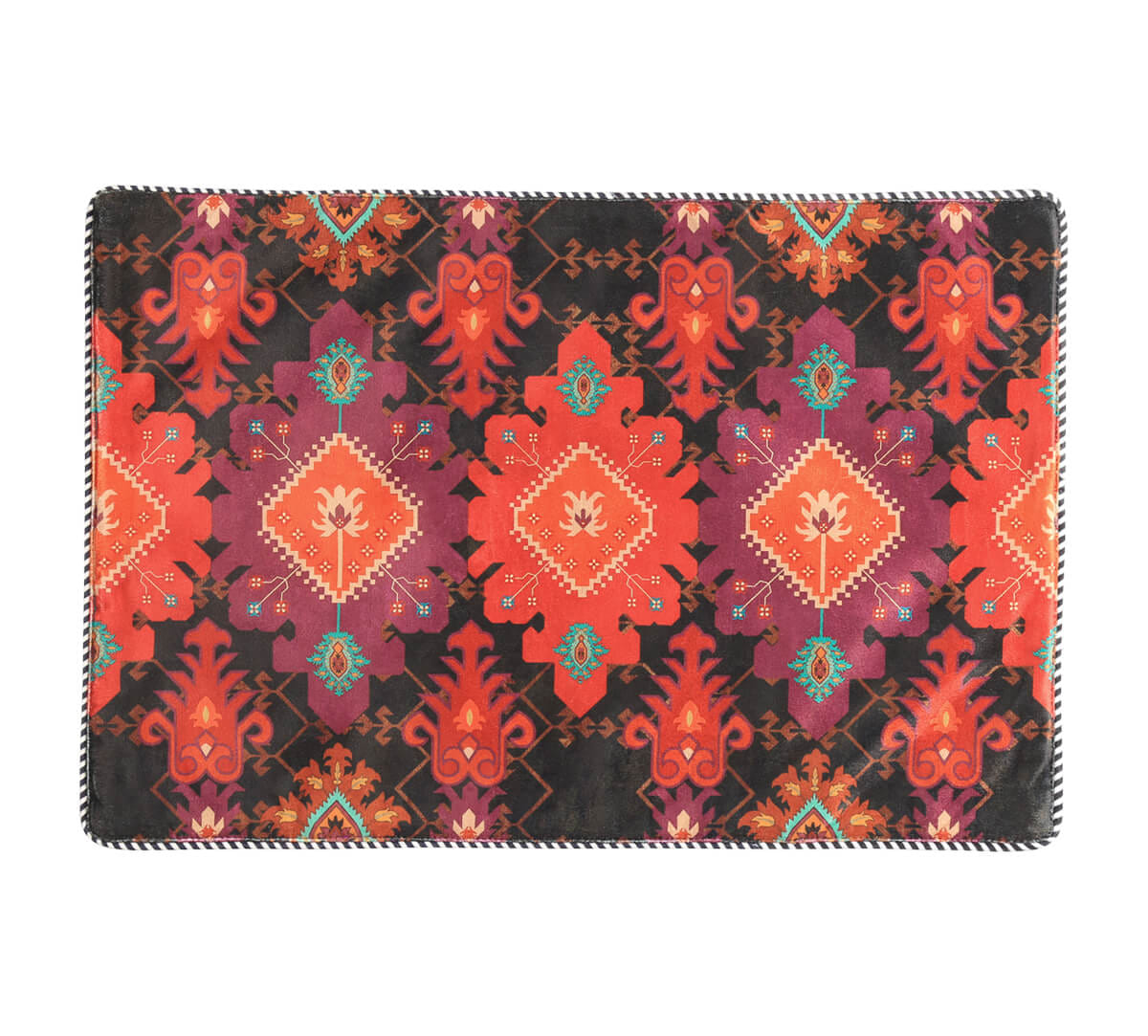 India Circus by Krsnaa Mehta Verdure Trails Micro Velvet Table Mat