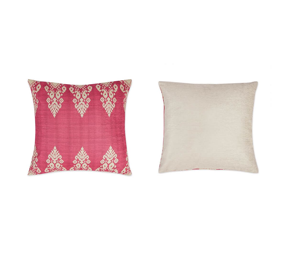 India Circus by Krsnaa Mehta Checkerboard Charm Cushion Cover Set of 5