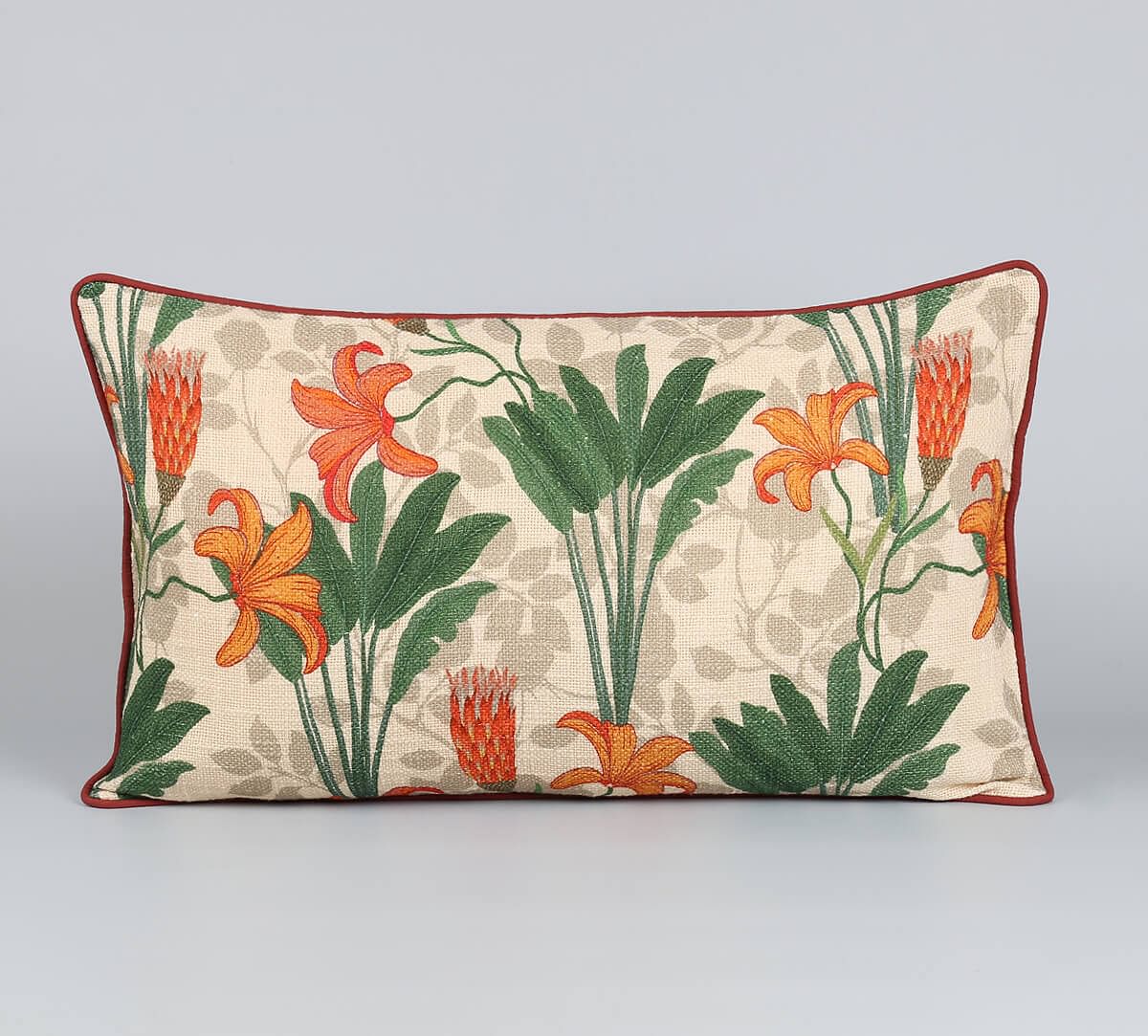 India Circus by Krsnaa Mehta Liliums Love 14 x 24 Cotton Club Cushion Cover Set of 2