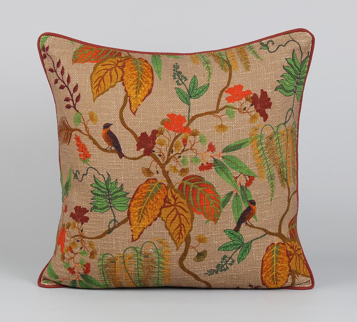 India Circus By Krsnaa Mehta Fronds and Florets Cushion Cover Set of 2