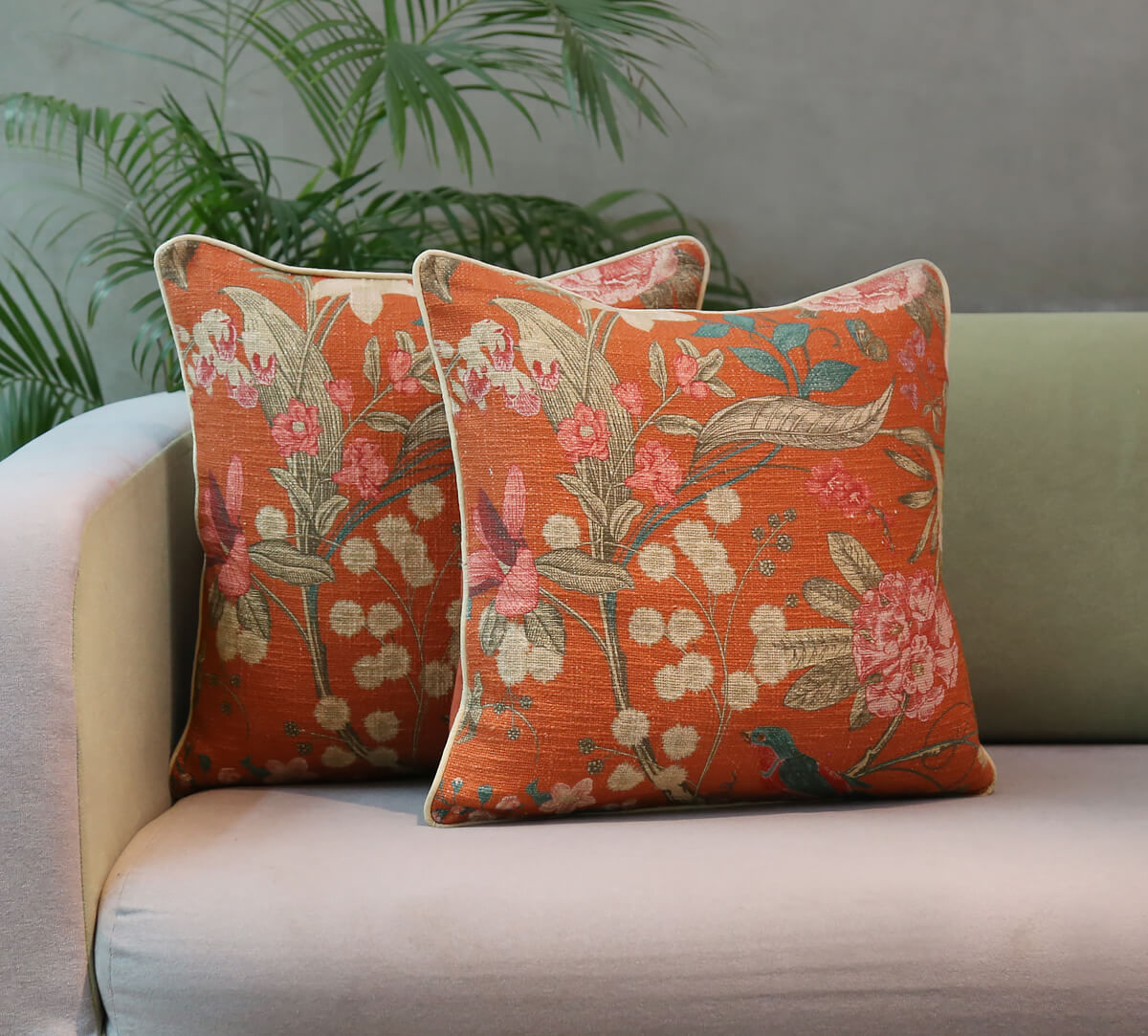 India Circus By Krsnaa Mehta Rustic Realm Cushion Cover Set of 2