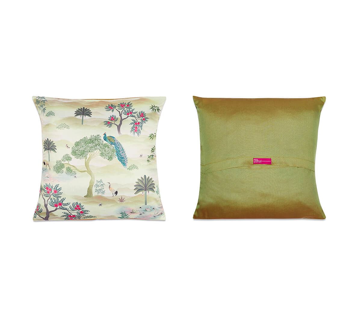 India Circus by Krsnaa Mehta Meadow Mirage Cushion Cover Set of 5