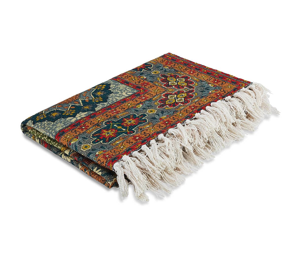 India Circus by Krsnaa Mehta Blooming Magic Throw