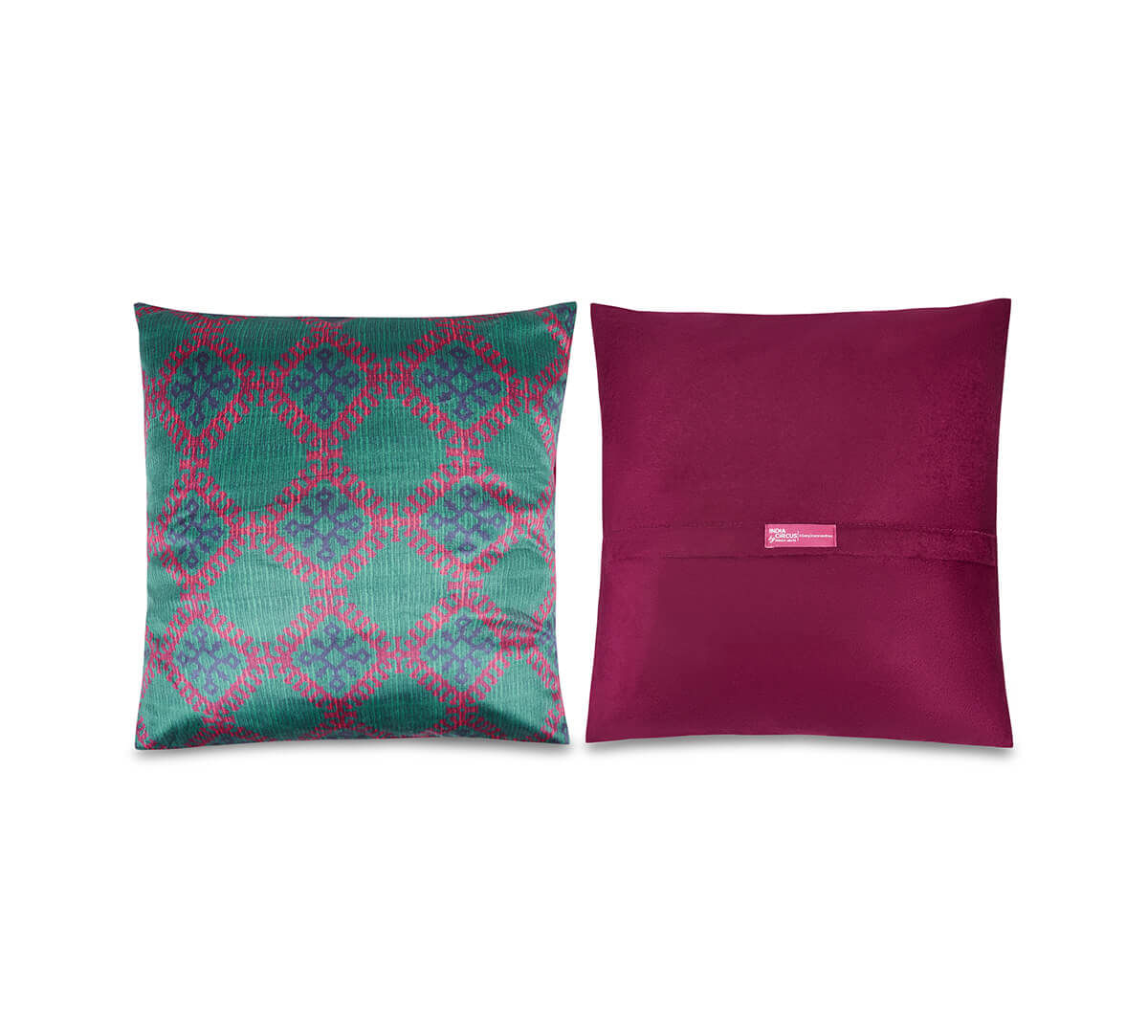 India Circus by Krsnaa Mehta Crossroads of Magic Blended Velvet Cushion Cover Set of 5