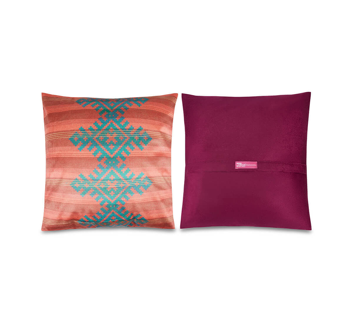 India Circus by Krsnaa Mehta Crossroads of Magic Blended Velvet Cushion Cover Set of 5