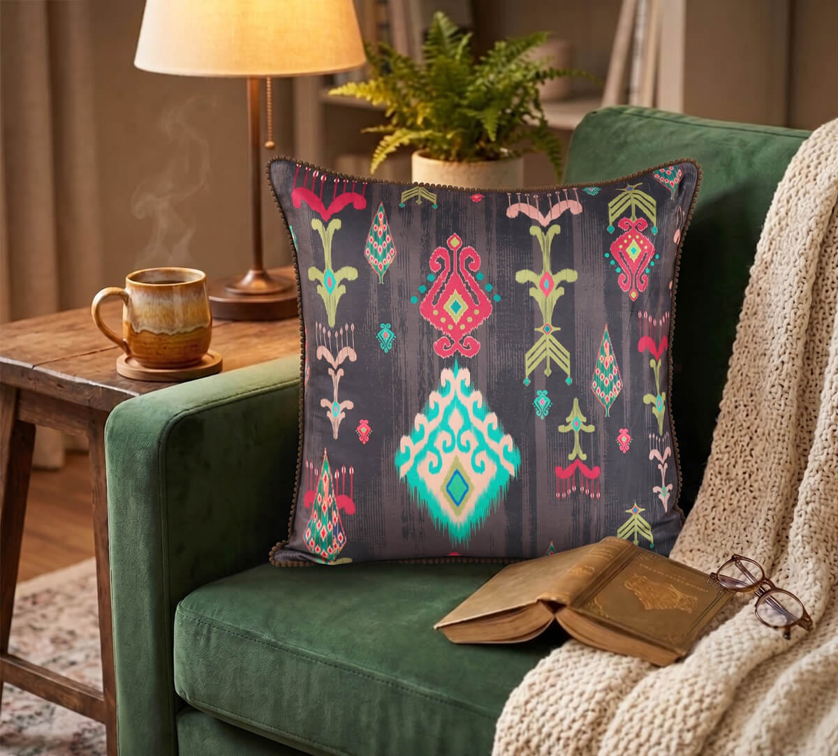 India Circus by Krsnaa Mehta Midnight Floral Falls 18
