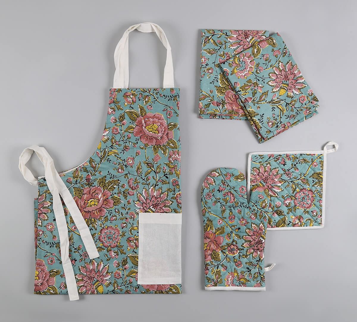 India Circus by Krsnaa Mehta Lily Love Kitchen Linen Set