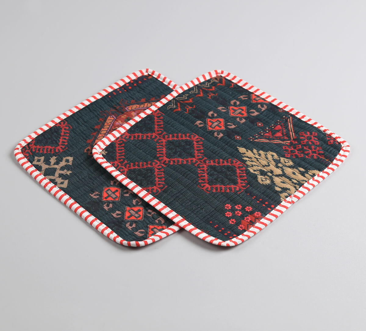 India Circus by Krsnaa Mehta Enchanting Mirage Quilted Pot Holder Set of 2
