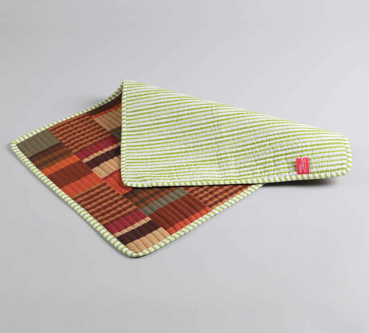 India Circus by Krsnaa Mehta Horizontal Hues Quilted Table Mats Set of 6