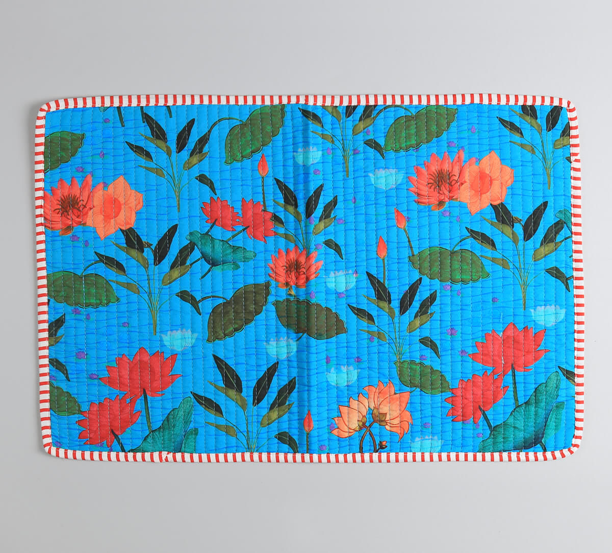 India Circus by Krsnaa Mehta Blossomy Mosaic Quilted Table Mats Set of 6