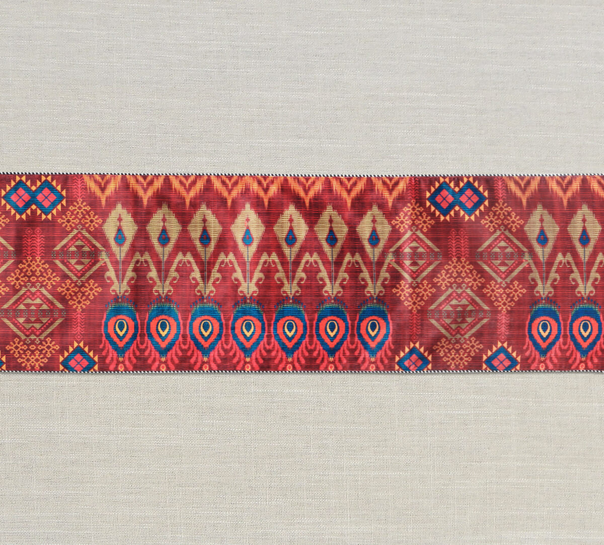 India Circus by Krsnaa Mehta Blooming Botanica Micro Velvet Table Runner