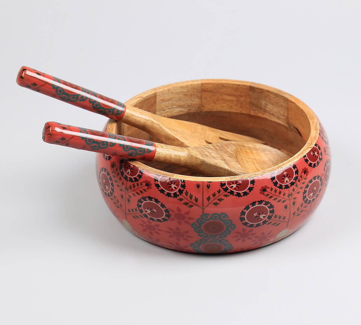 India Circus by Krsnaa Mehta Raceme Rosettes Salad Bowl Set