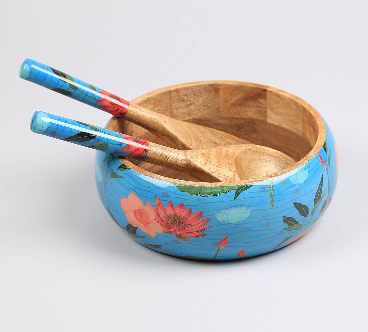 India Circus by Krsnaa Mehta Blossomy Mosaic Salad Bowl Set