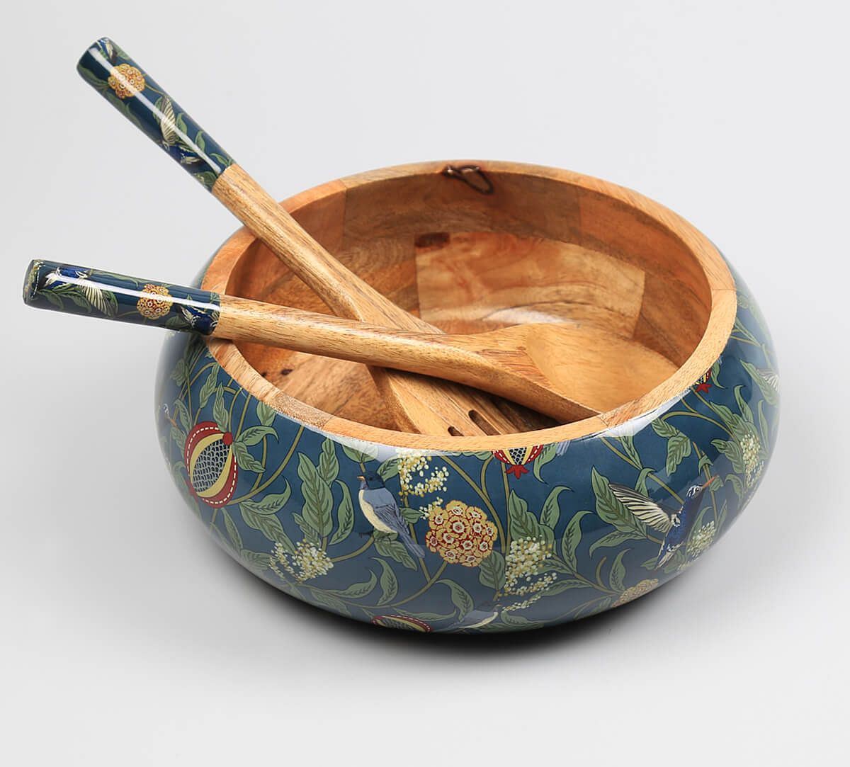 India Circus by Krsnaa Mehta Flights of Vivers Big Salad Bowl Set