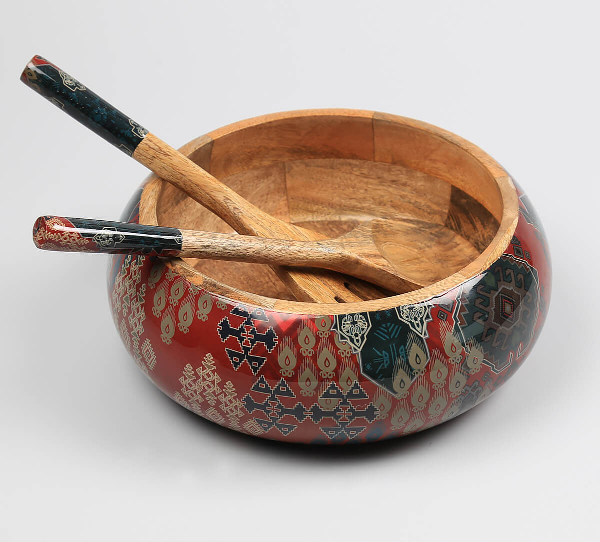 India Circus by Krsnaa Mehta Heritage Haven Big Salad Bowl Set