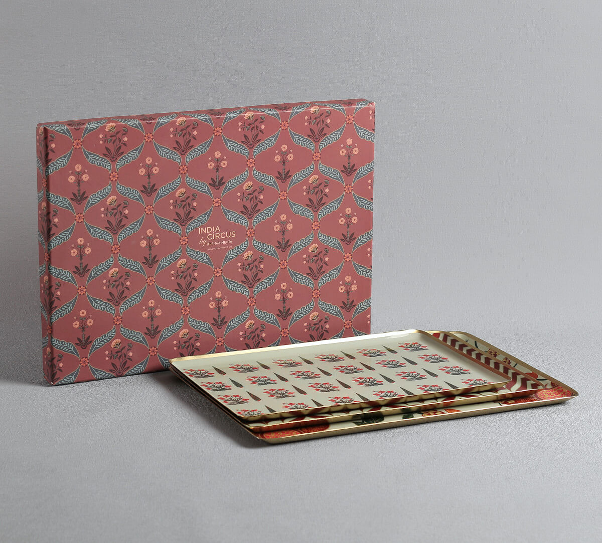 India Circus by Krsnaa Mehta Aesthetic Anaar Rectangle Tray Set