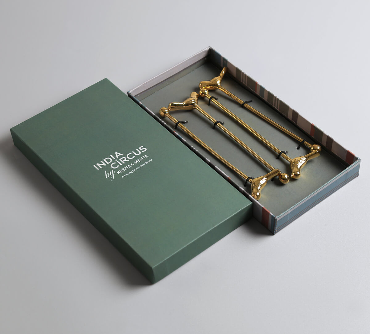 India Circus by Krsnaa Mehta Sparrows Stirrer Set