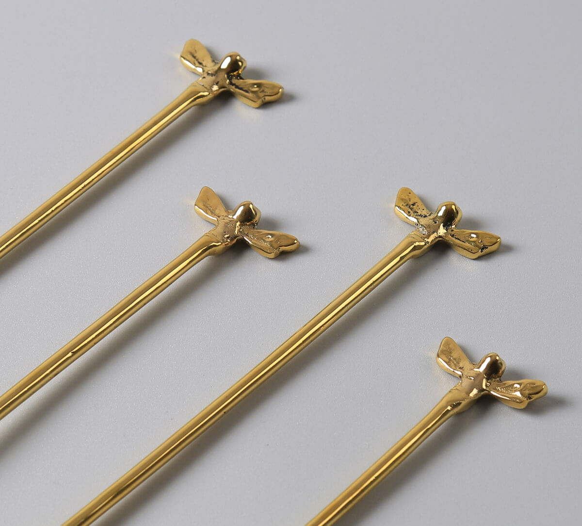 India Circus by Krsnaa Mehta Damselflies Stirrer Set