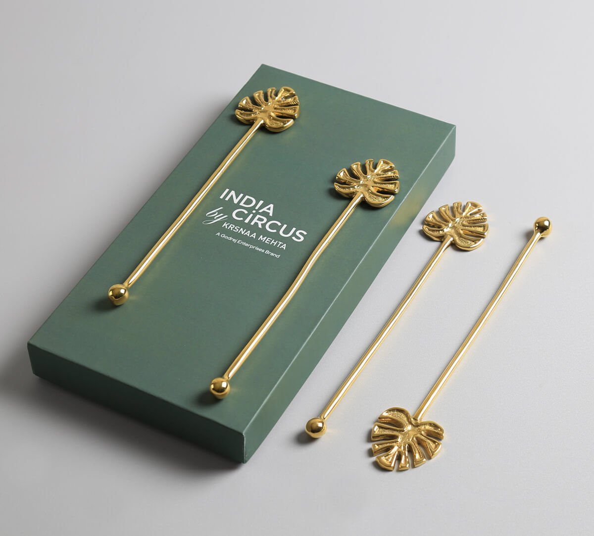 India Circus by Krsnaa Mehta Monsteras Stirrer Set