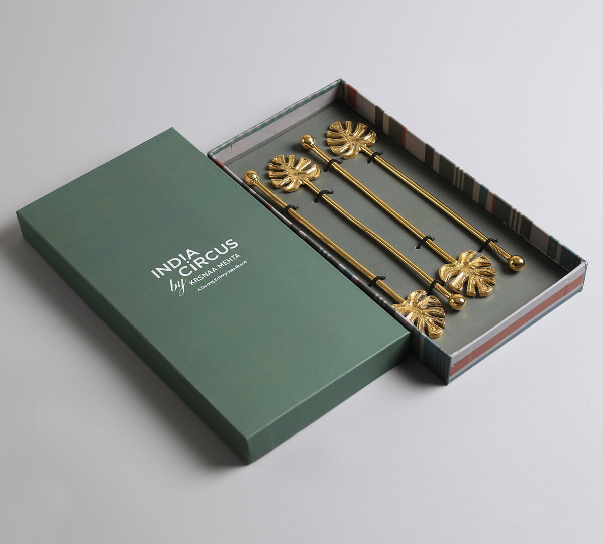 India Circus by Krsnaa Mehta Monsteras Stirrer Set